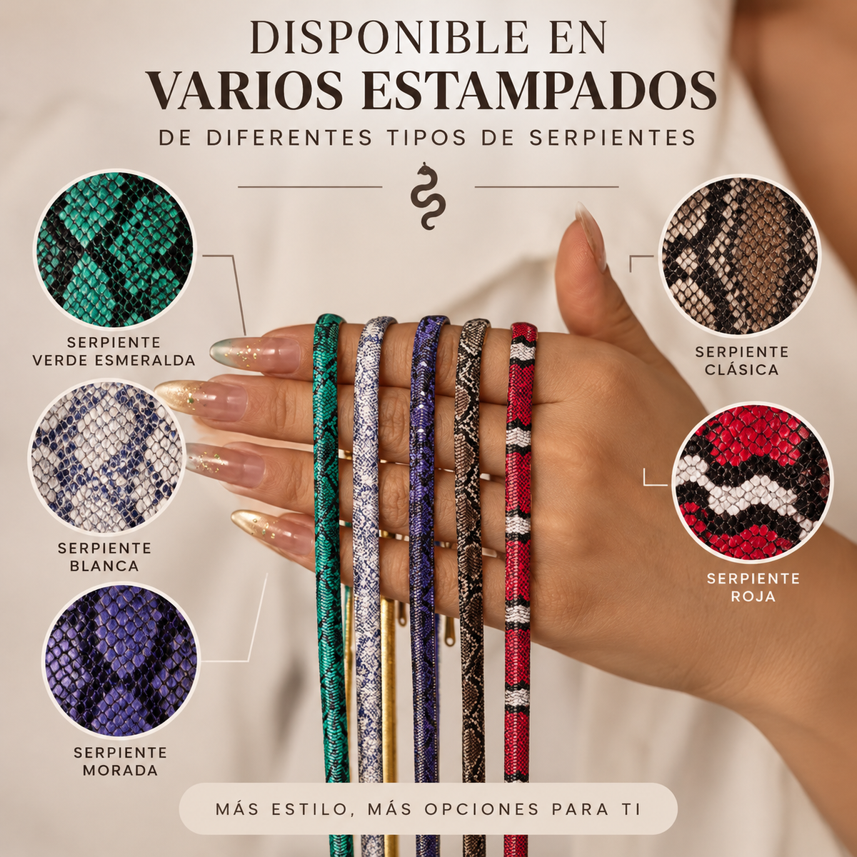 Collar serpiente que eleva cualquier look